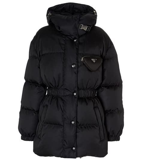 prada quilted down jacket|prada grey puffer jacket.